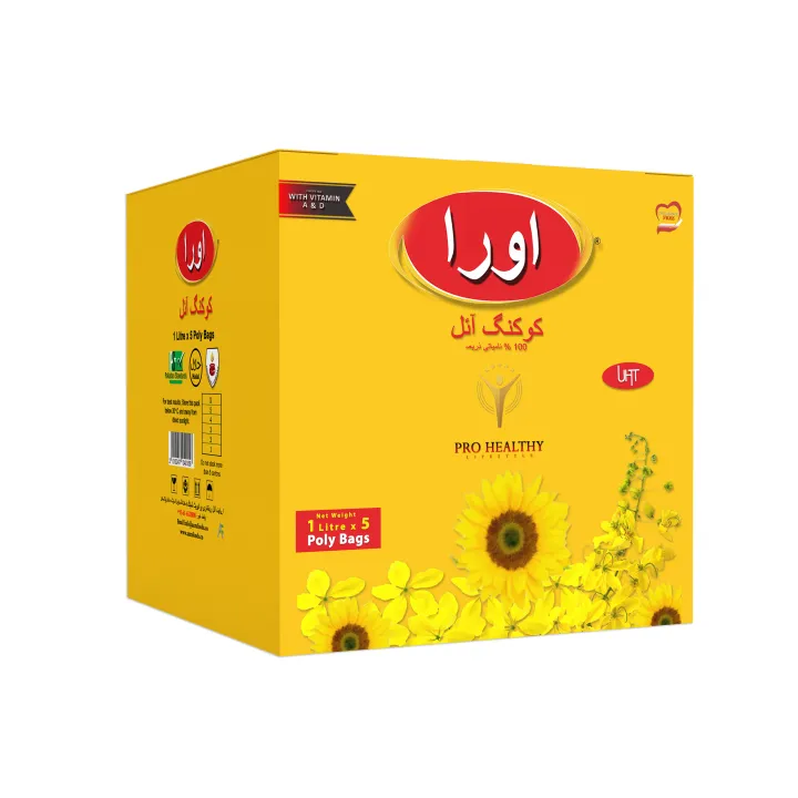 Aura Cooking Oil 1x5 Ltr Carton